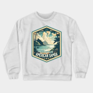 National Park of American Samoa Vintage WPA Style National Park Crewneck Sweatshirt